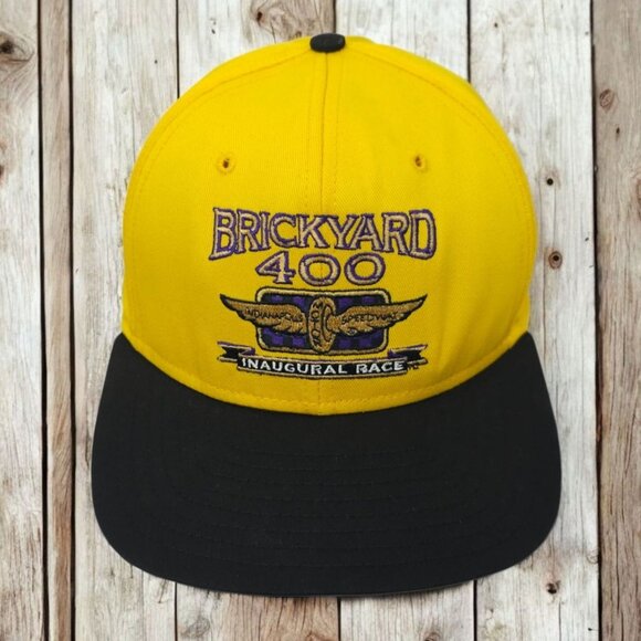 Backyard 400 Inaugural Race Snapback Cap Trucker 1994 Hat DeLong USA Made - Picture 1 of 14